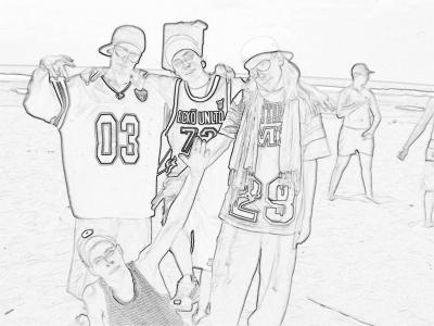 moi et titof et hicham et abdo